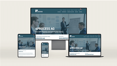 Relaunch Webseite SAP-Beratung 4process - Design & graphisme