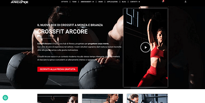 CrossFit Arcore - Sito Web & Social - E-Commerce