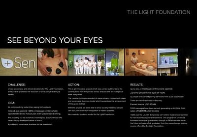SEE BEYOND YOUR EYES - Publicidad