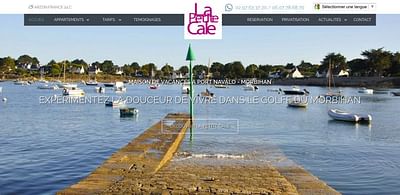 Création site internet La Petite Cale Port Navalo