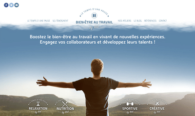 LE TEMPS D UNE PAUSE - SITE WEB - Branding & Positioning