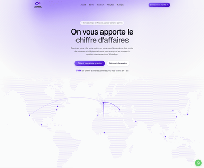 Réalisation du SaaS Croneros.app (site + automatisation whatsapp) - Application web