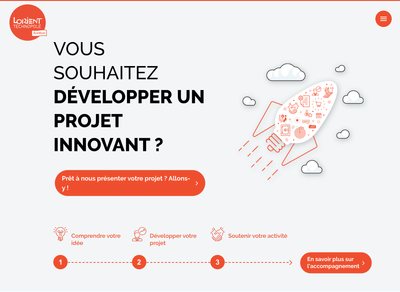 lorient-technopole.fr - Design & graphisme