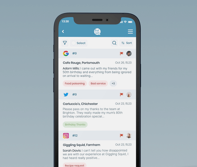 Reputation Management Platform - Ergonomy (UX/UI)