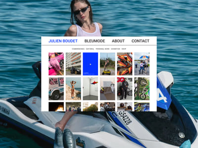 BLEU MODE | Portfolio Website - Ergonomy (UX/UI)