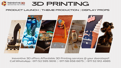 Affordable 3d printing services in Dubai - 3D