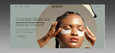 E-commerce website for women's accessories - Webseitengestaltung