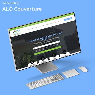 Refonte et optimisation du site ALO Couverture - Webseitengestaltung