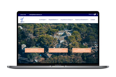 Site web - Clinique Les Sophoras Nîmes - Website Creation