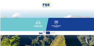Fonds social Européen de la Réunion - Grafikdesign