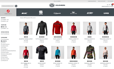B2B webshop and API to SAP for Wolvenberg - E-commerce