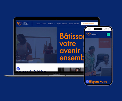 Groupe Ebeyba - Webseitengestaltung