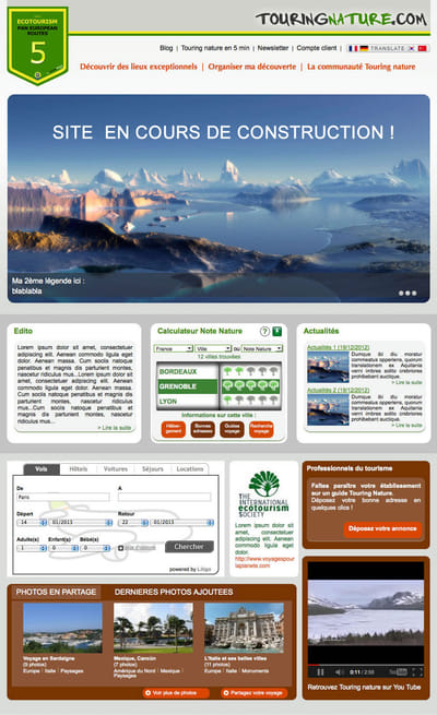 Création d'un site et d'une plateforme e-tourisme - Video Production
