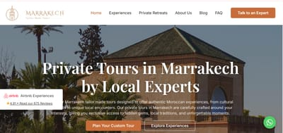 Marrakech Tailor Made Tours - SEO