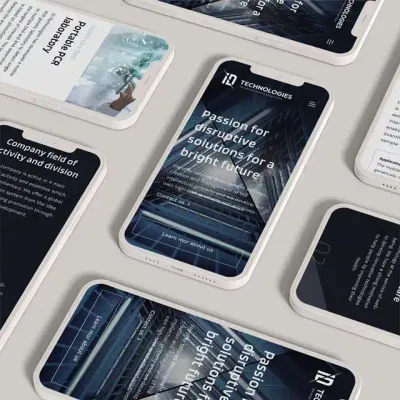 ID Technologies: Identité visuelle et landing page - Image de marque & branding
