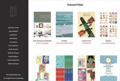 Seagull Books - E-commerce