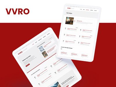VVRO - Vereniging voor Verpleegkundigen - Application web