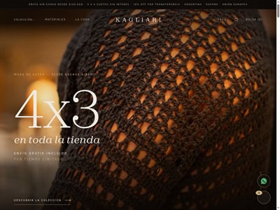 Mejoras de conversión en tienda online: Kagliari - Website Creation