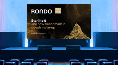 Eventpräsentation zur Markteinführung von RONDOS Produktlinie - Grafikdesign
