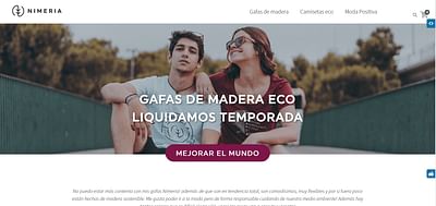 Diseño web Nimeria Brand - Creación de Sitios Web