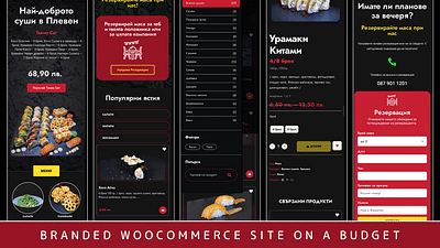 Website for a Local Sushi Restaurant - Création de site internet