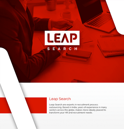 Branding & Website Design  for Leap Search - Markenbildung & Positionierung