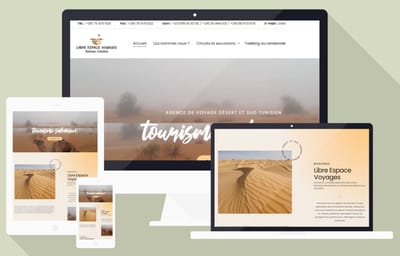 Libre Espace Voyages - Création de site internet