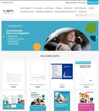 Site interne April - Website Creation