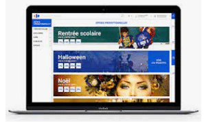 Site e-commerce BtoB Carrefour - Stratégie digitale
