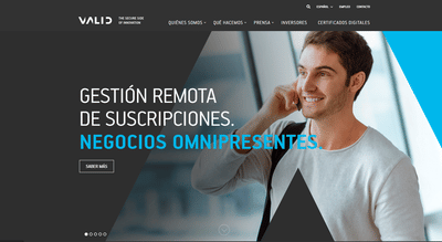 VALID | Website Corporativo Global - Website Creatie