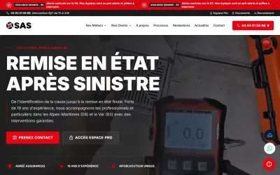 Solutions Après Sinistre - Technical Post-Disaster Services Platform - Administration web