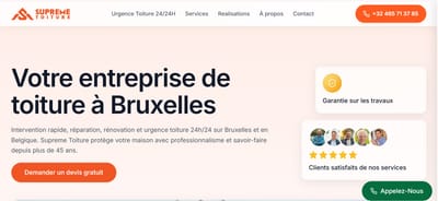 Supreme Toiture - SEO