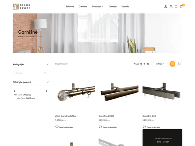 Creating E-Commerce Website For Dekor Zavese - Website Creation
