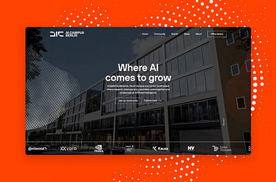 Website Design & Erstellung AI Campus - Website Creation