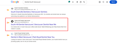 South Hill Dentist | Local SEO Success Story - Référencement naturel
