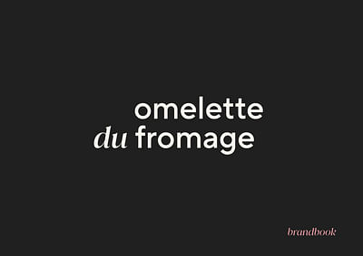 Rebranding voor Omelette du fromage - Création de site internet