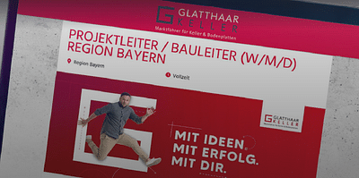 Glatthaar Keller GmbH - Employer Branding - Branding & Posizionamento