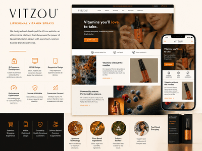 Health Supplement eCommerce Website - E-commerce
