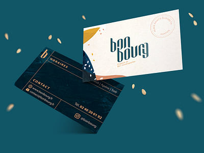 Identité Bonbourg restaurant - Image de marque & branding