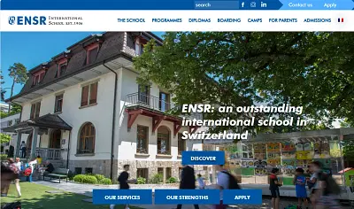 Sites Web de l'Ecole Nouvelle de la Suisse romande - Administration web