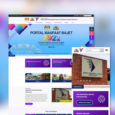 Web Design for JPV Melaka - Website Creatie
