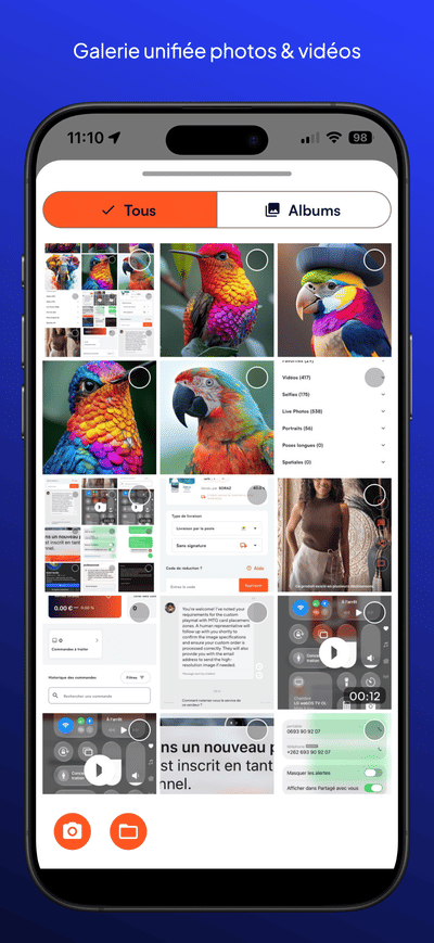 MediaRetriever — Package Flutter de sélection médias multi-format - App móvil