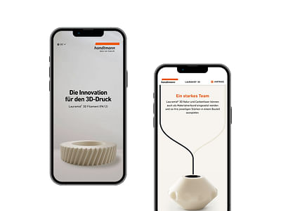 Handtmann | Landingpage „Lauramid® 3D“ - Digitale Strategie