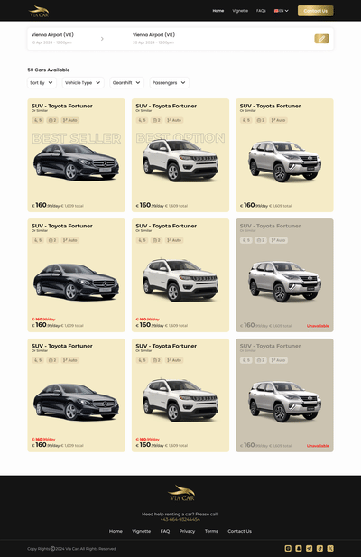 Via Car Platform/App - Software Development