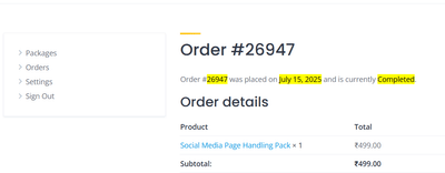 Social Media Page Handling Pack - Social Media