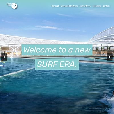Website for Surf Era - Webseitengestaltung