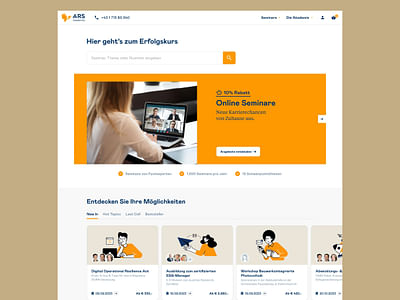 Relaunch ARS Akademie Website - Digitale Strategie