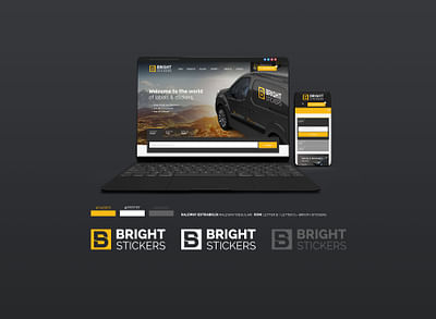 Bright Stickers Branding & Website Design - Image de marque & branding