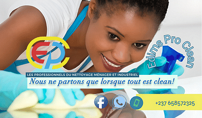 CREATION DE CARTE DE VISITE EDIMS PRO CLEAN - Branding & Positioning