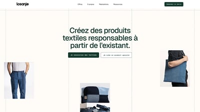Identité digitale premium pour une marque d'upcycling textile - Markenbildung & Positionierung